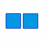 2 PARTES DE 25 X 25 CM +€40.00