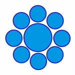 1 DIAMETRO 60 CM Y 8 DIAMETRO 30 CM +€150.00