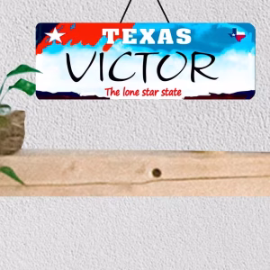 matriculas personalizadas de Estados unidos Texas