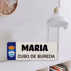 Matrículas personalizadas con escudo