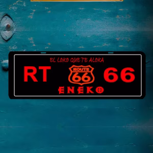 matriculas personalizadas de Estados unidos Ruta 66