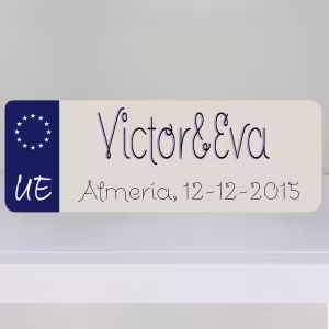 Matrículas personalizadas EUROPEAS