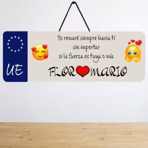 Matrículas personalizadas con emoticonos