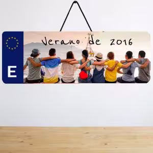 Matrículas personalizadas foto panorámica