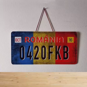 matriculas personalizadas de Rumanía