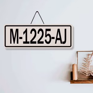 Matrículas personalizadas antigua