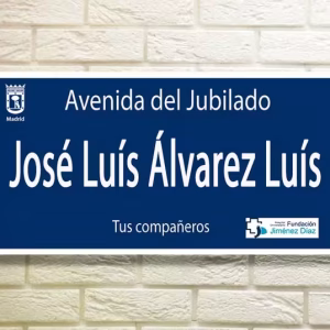 placa calle personalizada