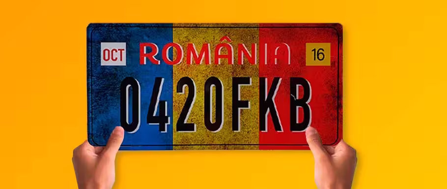 matriculas personalizadas de Rumania